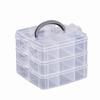Large Capacity Toy Car Display Shelf Transparent Design Necklace Organizer Case  Bead Organizer