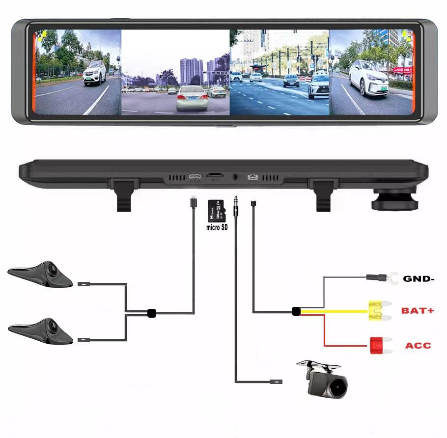 GT-M2508S Blind Spot DVR with ADAS