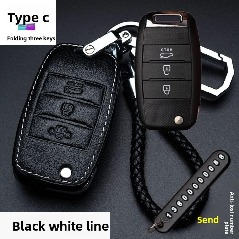 Durable for Kia Key Fob Cover for K2 K3 K4 K5 KX3 KX5 Sportage Sorento Forte Rio Keychain Protector