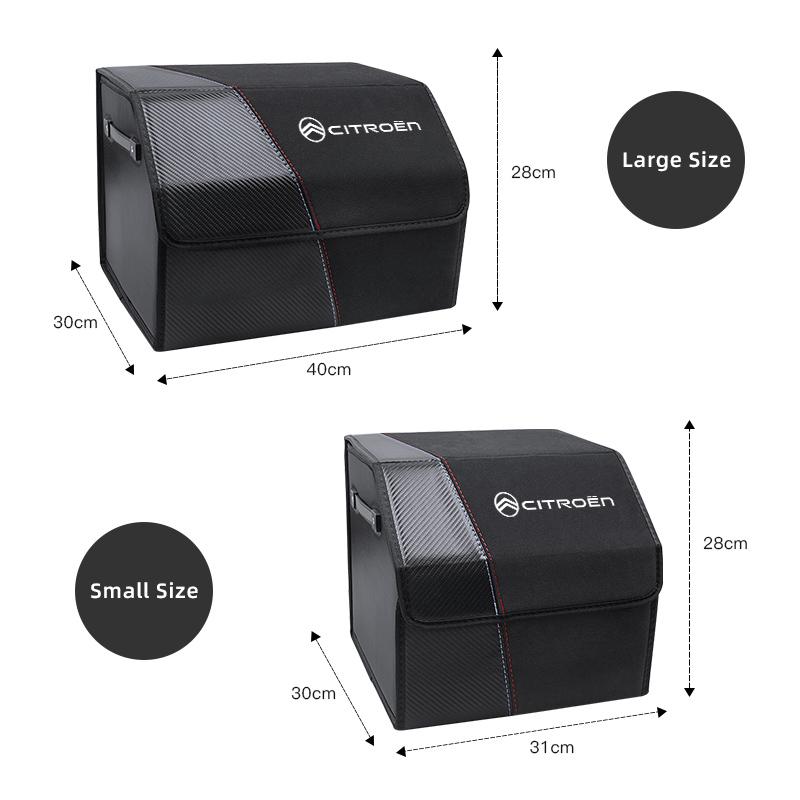 Car Folding Car Trunk Organizer Box Storage Bag Tools Tidying For Citroen C6 C4 C1 2CV VTS DS3 DS4 DS5 RD3 Cross Berlingo Xsara VG3