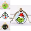 The Grinch And Max Whoville 1 Inch Pendant Necklace Holiday Christmas Gift For Fans And Collectors