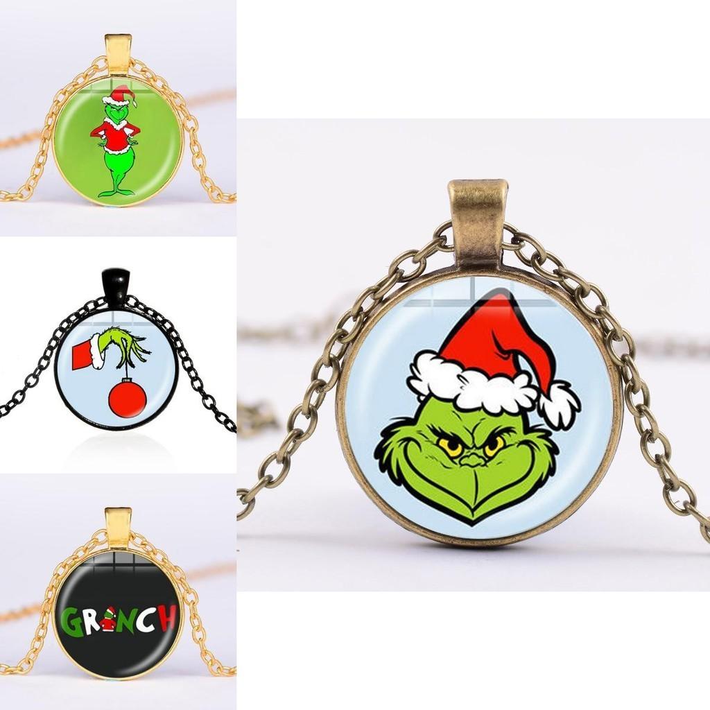 The Grinch And Max Whoville 1 Inch Pendant Necklace Holiday Christmas Gift For Fans And Collectors