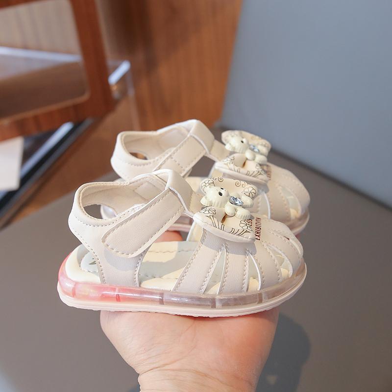 Bright Light Girls' Sandals Summer Children's Lightweight walking shoes, Baby Girls' beach shoes, infant and toddler shoes