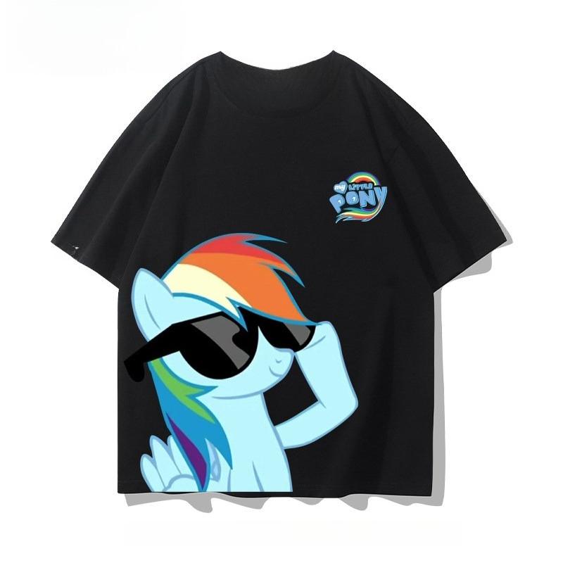 2026 summer new Little Pony animated series Briq Yunbao related products shortsleeved Tshirt for both Unisex and Women