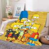 Cartoon-S-Simpsons-Cartoon Blanket Design Lightweight  For Dorms, Naps, Living Room, Office,Sofa,All-Season