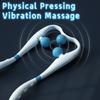 Triple Balls Neck Massager Roller Vibration Electric Shoulder Massage Tool  Muscle Relaxation