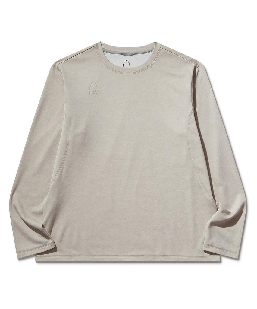 SIERRA DESIGNS Sierra Half Dome Logo Long Sleeve T-Shirt Ivory