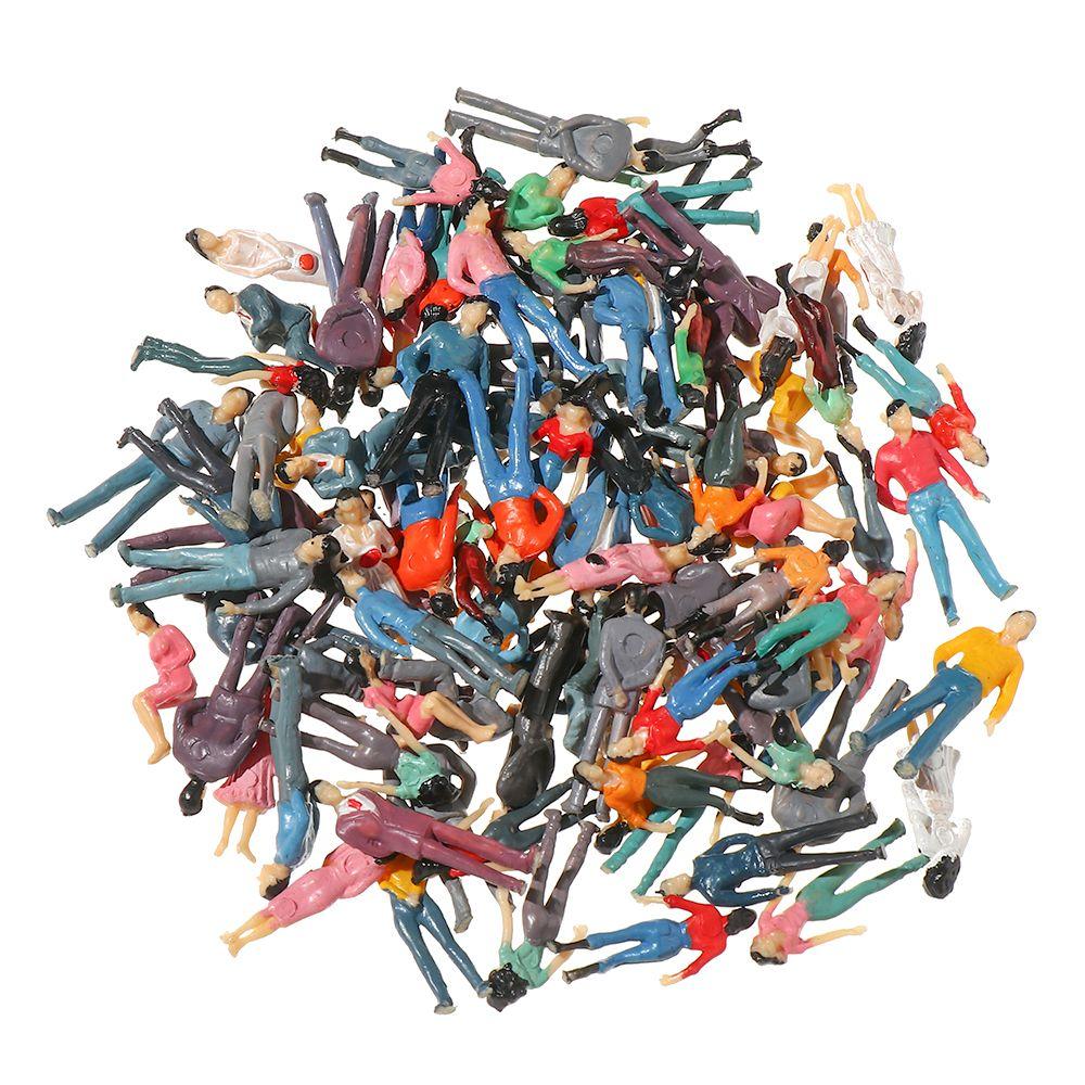 1:100/1:150/1:75/1:50 Scale People Figures Model Building Passengers DIY Character Train Scenery