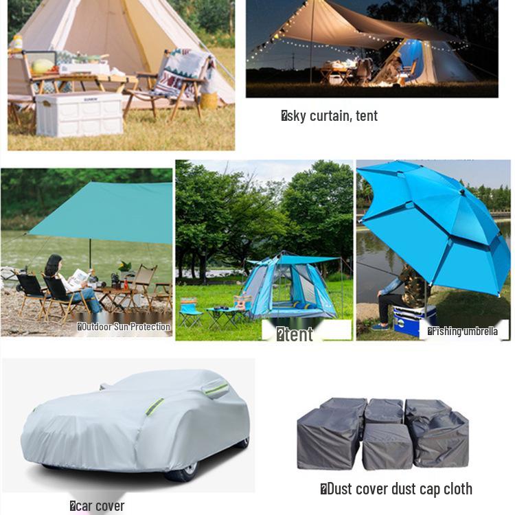 Lona Impermeável Oxford para Exterior para Toldo de Sol e Tenda de Canopy à Prova de Chuva