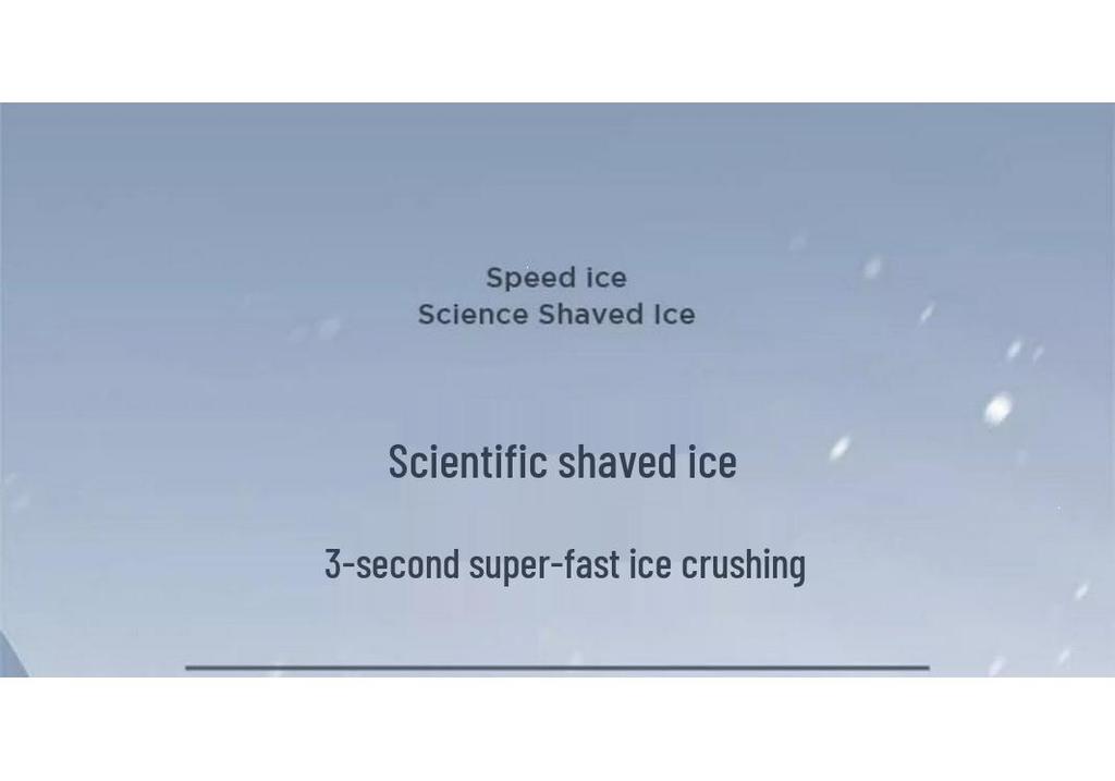Compact Ice Crusher for Shaved Ice and Smoothies – Ideal for Street Vendors, Home Use, Milk Tea Shops, and Snow Ice Treats