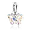 925 Sterling Silver Glow Firefly Butterfly Charms Fit Módní Originální náramky Dragonfly Bee Hmyz korálky Vlastní výroba šperků