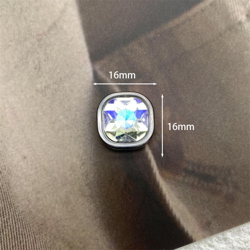 Colorful Mermaid Ji Transparent Diamond Jewelry Simple Flat Bottom Love Bow Hair Accessories Clothing Diy Accessories