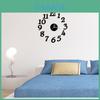 Modern Diy Analog 3d Mirror Surface Large Number Wall Clock Sticker Home Decor For Elegant Spaces And Stylish Interiors