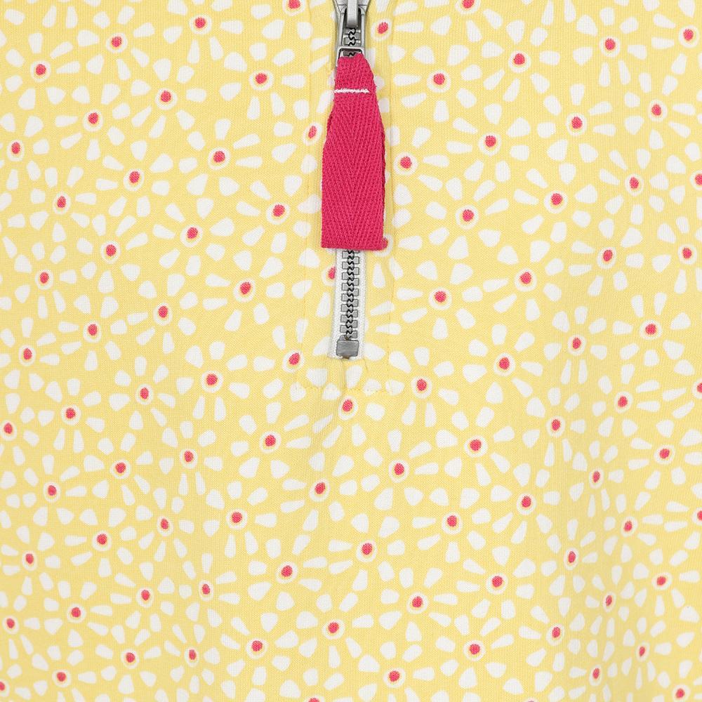 Lazy Jacks Girls Printed Quarter Zip Sweatshirt