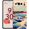 Golden Great Wave Kanagawa Surf Phone Case For Google Pixel 8 A 7 6 Pro Soft Shell For Pixel 6A Silicone Shockproof Black Cover