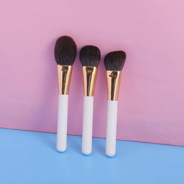 

OVW белые кисти для макияжа, косметическая пудра, румяна для растушевки контуров, 3 шт., кисть для макияжа, инструмент для красоты