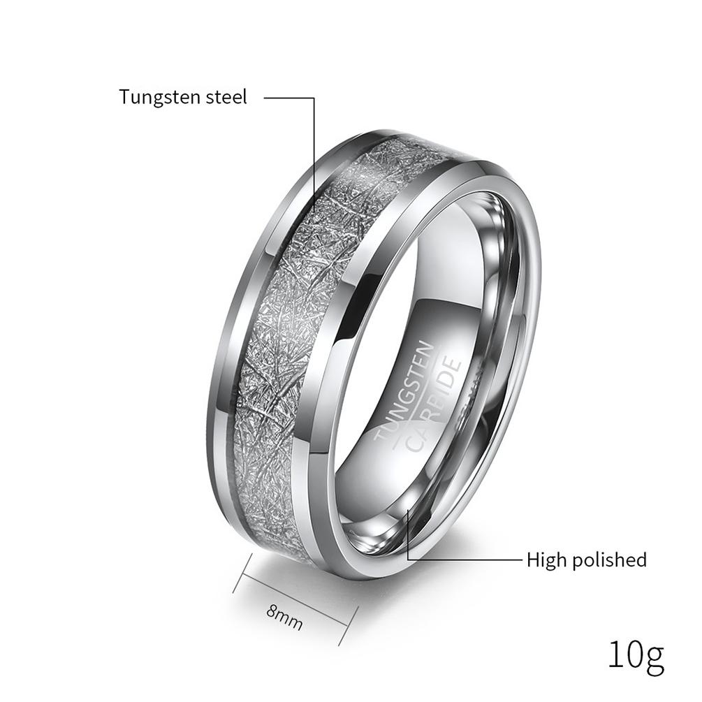 4mm/6mm/8mm Rose Gold Color Tungsten Carbide Rings Men's Wedding Band Engagement Ring