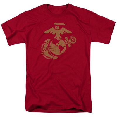 U.S. MARINE CORPS GOLD EMBLEM Licensed Adult Men's Graphic Tee Shirt SM-3XL Unisex T-Shirt