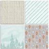 24 fogli Suoni di neve Natale Carta artigianale Fustelle Arte Sfondo Origami Scrapbooking Creazione di biglietti