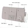 Car Sun Visor Organizer Multi-Pocket Pouch Car Sun Visor Organizer Zipper Type Card Holder Storage Auto Interior Accessories