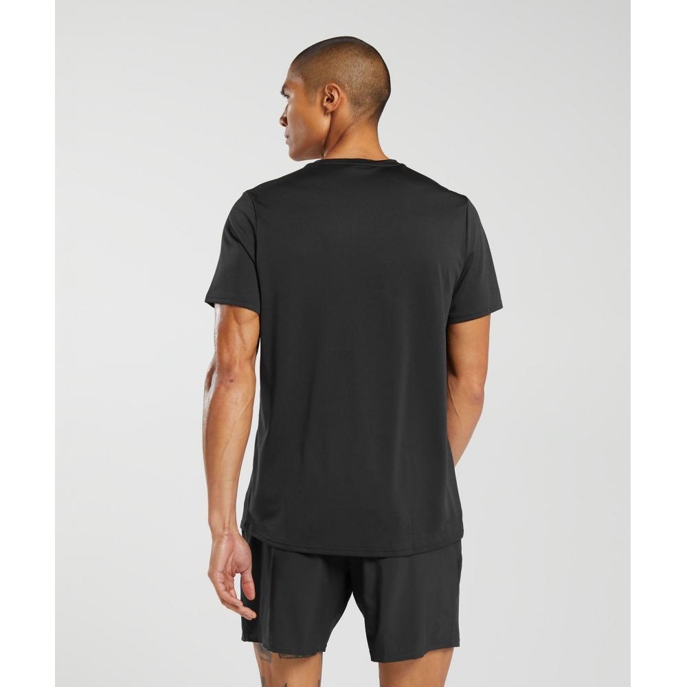 Gymshark Arrival Regular FiT T shirT Black A2a1j Bbbb