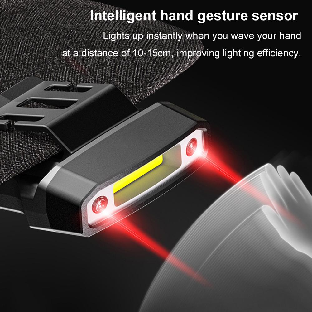 Headlight Fishing Specific Cap Clip Light Sensing Strong Light Charging Head Mounted Clip On Ultra Long Endurance Night Fishing