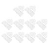 10set Disposable Bras and Panties Breathable Multifunctional Salon Top Garment Underwear for SPA Sauna White