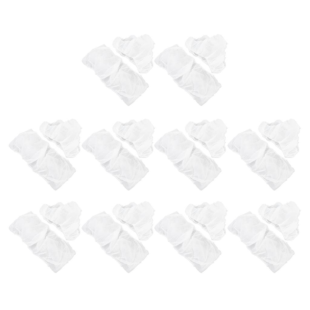 10set Disposable Bras and Panties Breathable Multifunctional Salon Top Garment Underwear for SPA Sauna White