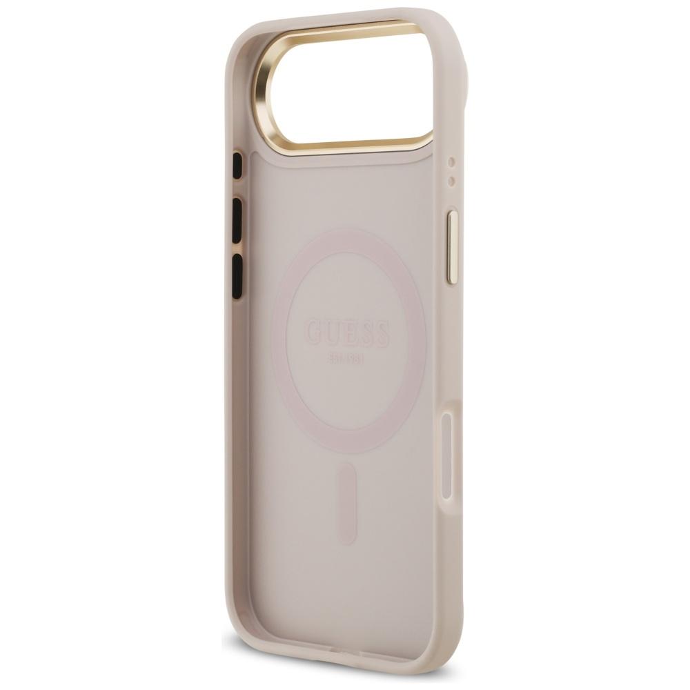 Guess 4G PU Classic Logo MagSafe Case for iPhone Air Pink