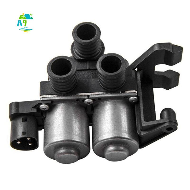 A09E-Solenoid Air Conditioning Coolant Climate Heater Water Control Valve For BMW E36 318I 323I 325I 328I M3 64118375792 BlackSilver