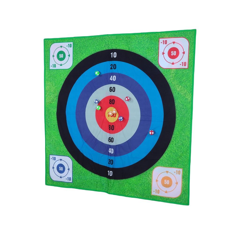 Golf Chipping Game Dual Sided Mat Indoor Outdoor Sports Toy Adjustable Golf Club with Non Slip Grip Easy Setup for