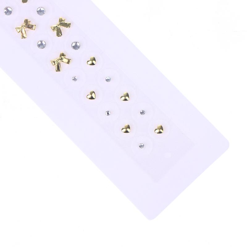 20Pcs/Sheet  Gilded Butterfly  Ear Point Stickers Ear Pressure Stick Acupuncture Auricular Ear Stickers Massage