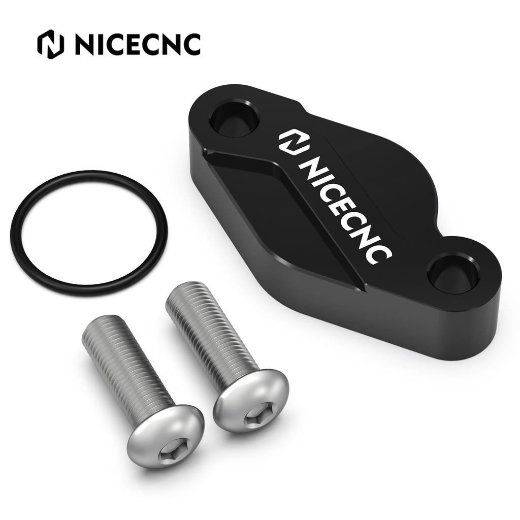 NICECNC For Yamaha Raptor 700 YFM700 2015-2026 ATV Parking Brake Block Off Plate For YFM700R 2011-2026 2009 YFM700RSE Aluminum Throttles 2