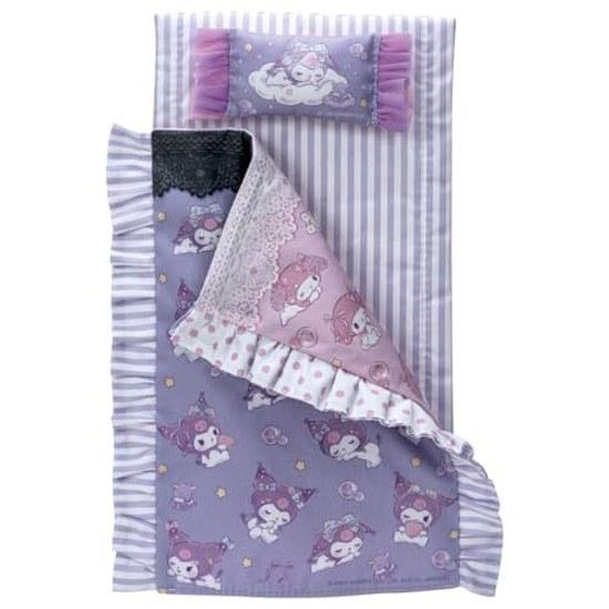 Takara Tomy Licca-chan Doll Kuromi My Melody Reversible Bedding Dress-Up Play Toy Ages 3 Up