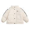 2025 Kids Thick Warm White Duck Down Stand Collar Short Puffer Jacket Boys Girls