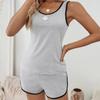 Women's Summer New Vest Shorts Leisure Sports Home Set