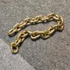 GB G80 Gold Plated Manganese Steel Lifting & Towing Chain Sling, Galvanized