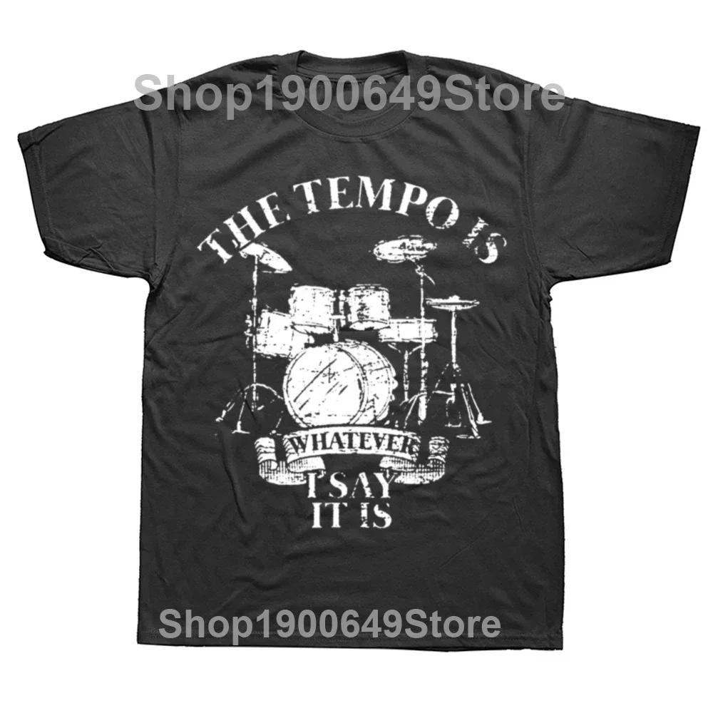 Drummer TShirt DRUM Drumsticks Drumming Musician Shirt Gift TShirt New Arrival Men Top TShirts Outdoor T Shirt Cotton