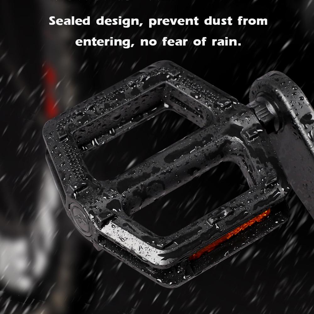 1 Pair Fine Quality Portable Bike Bicycle Pedals Plastic Road Bike Double Pedals Cycle Mountain Bike Parts