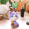 Animal Plush Cat Doll With Pp Cotton Filling For Bag Decoration And Gift