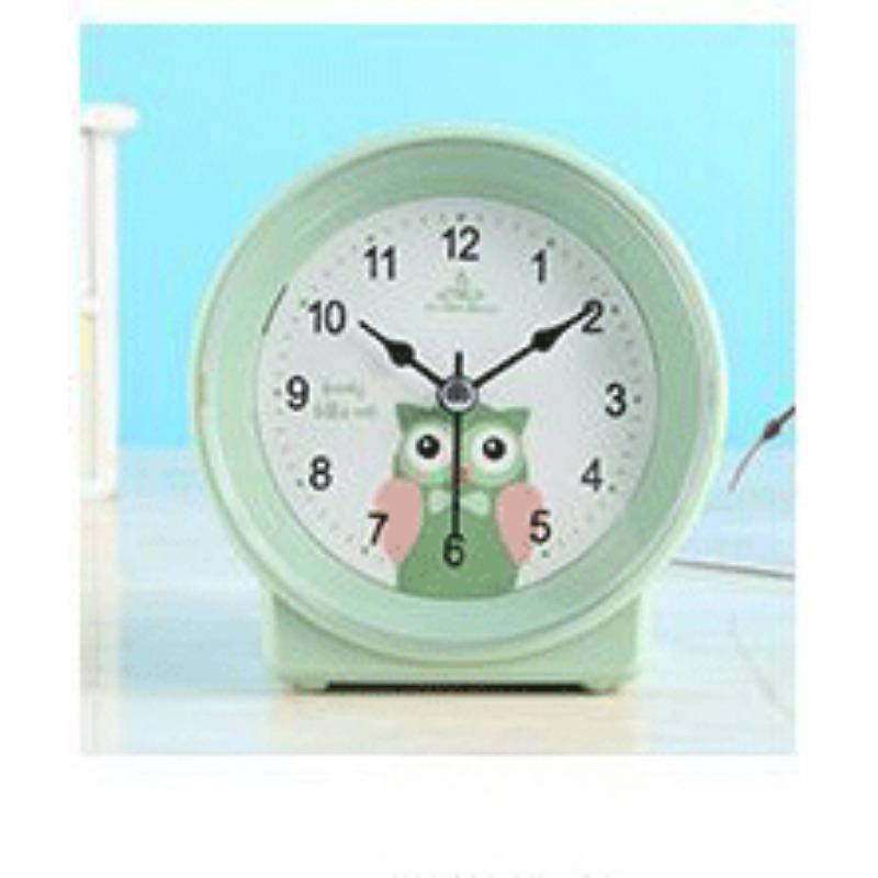 

Милый будильник Простые часы Мультяшные детские прикроватные часы Часы цвета макарон