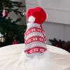 Pet Clothing Dog Christmas Sweater Thick-Warmed Knitted Pullover  for Small Medium Dog