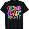 Preppy Second Grade Vibes Back To School 2nd Grade T-Shirt