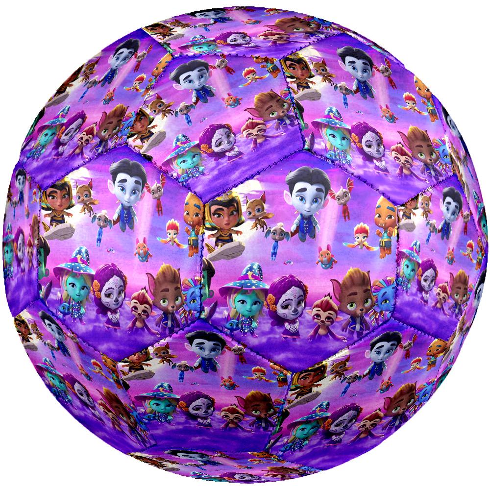 Super Monsters Theme Size 5 Soccer Ball, Suitable for Both Indoor and Outdoor Matches, a Gift Suitable for Everyone.