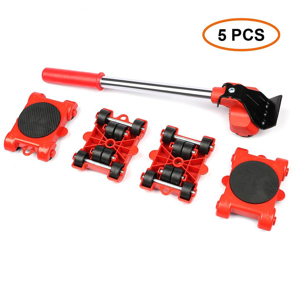 

Сверхпрочный набор для подъема мебели Инструмент для перемещения мебели Транспортировочный подъемник Колесо-ролик для перемещения тяжелых вещей Ручной инструмент