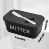 Butter Container Box With Knife Simple Restaurant Sealed Storage Box Cheese Box With Knife Butter Slicer Butter Dish Tableware