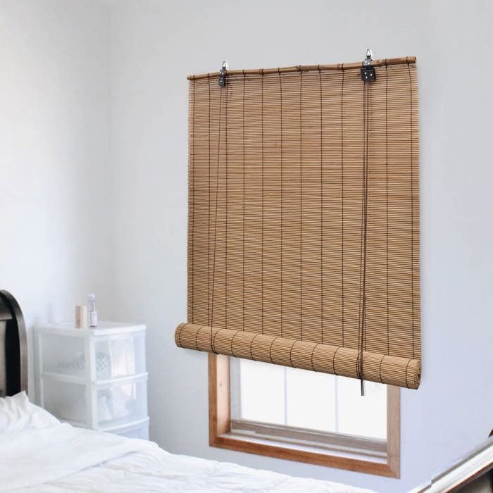 VidaXL Store roulant en bambou 140 x 220 cm Marron
