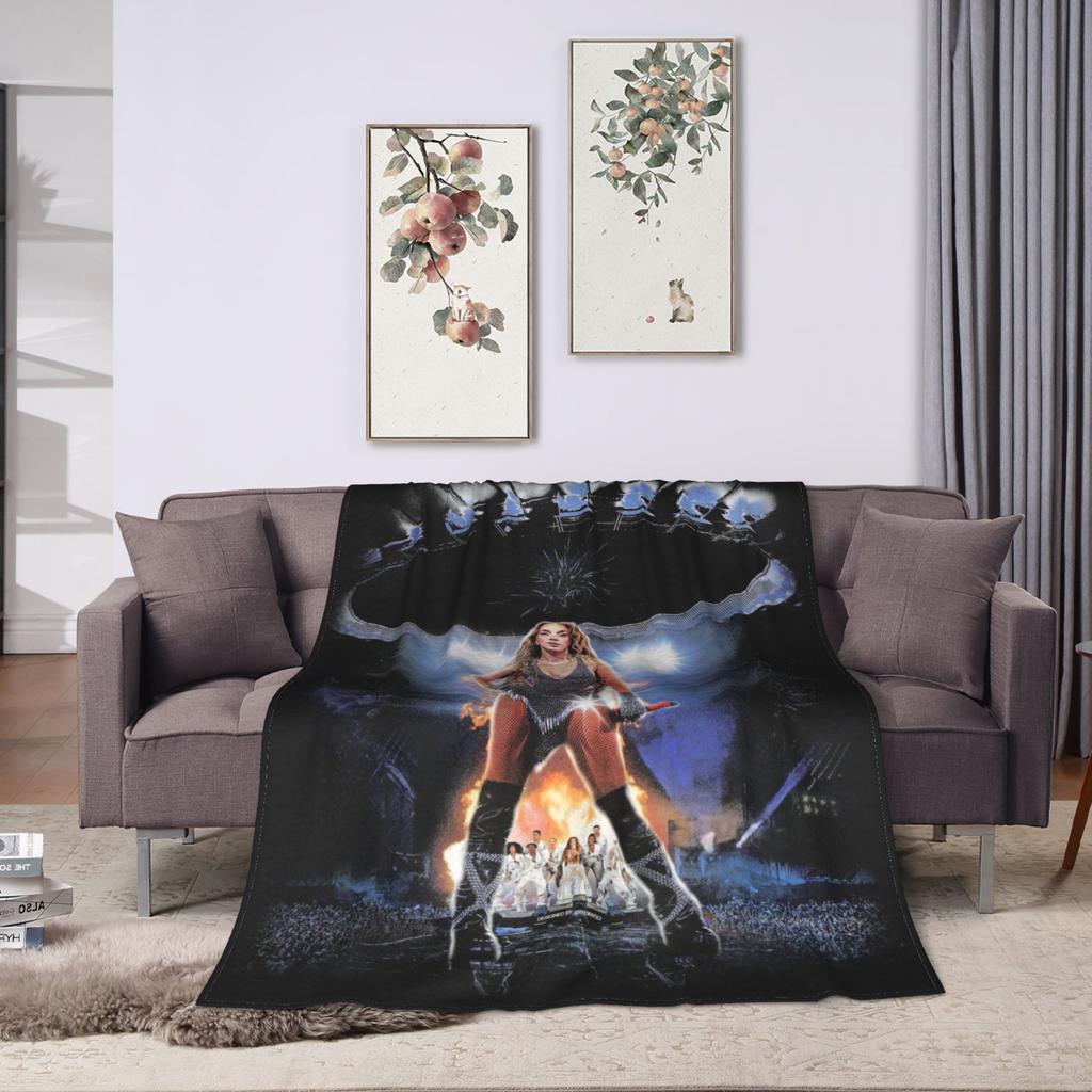 L-Lolas I-Indigos Super Soft Blankets Travel Office Plush Throw Blanket Pattern Couch Chair Flannel Bedspread Sofa Bed Cover