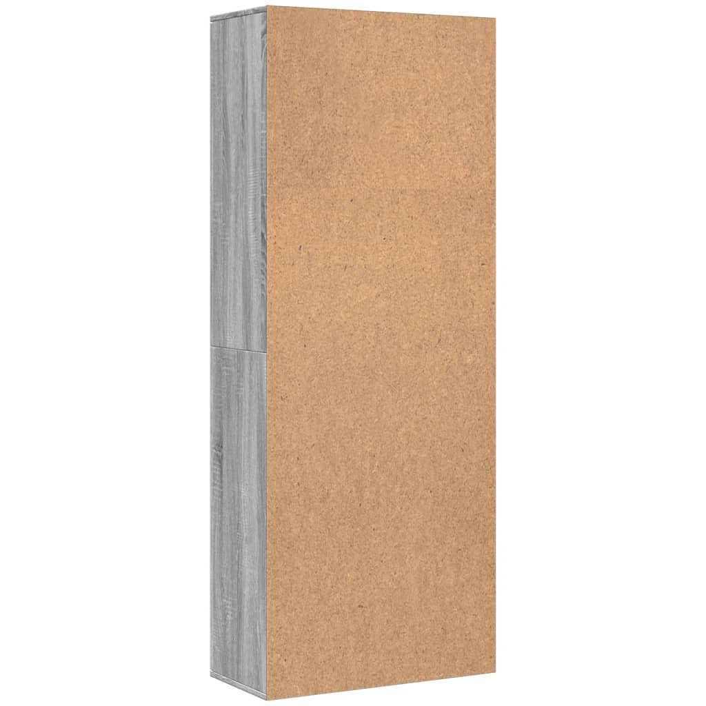 Highboard Gray Sonoma 70 x 35 x 180 cm Particleboard
