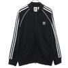 Adidas Trefoil Logo Zip Jacket O Black Blouson Men's Used